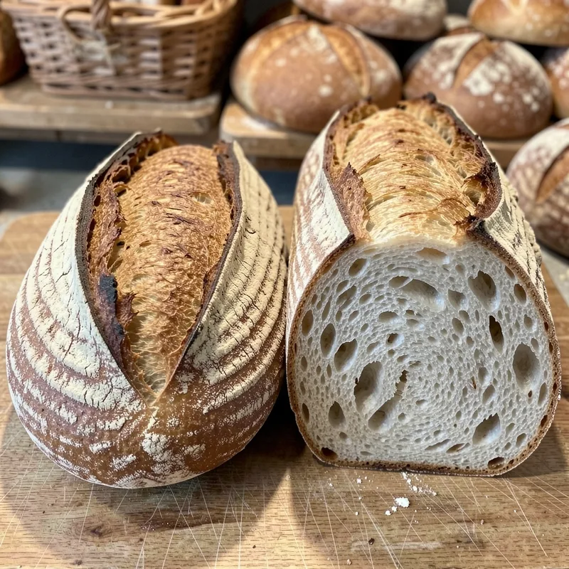 Différence entre pain au levain et pain à la levure